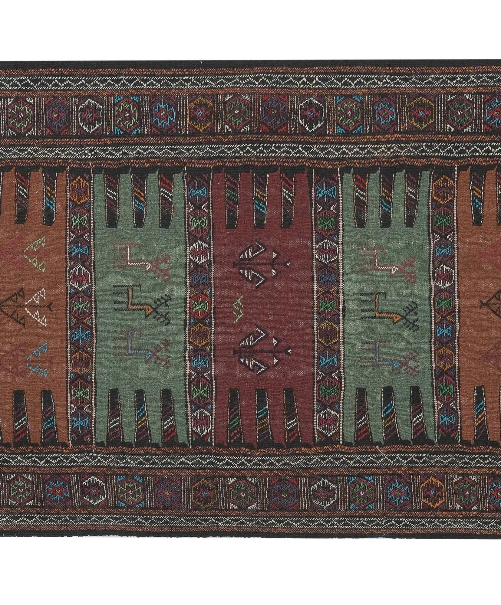 Vintage Turkish kilim handwoven 102x163 cm