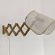 Pair of adjustable scissor wall lamps Mid Century Modern by Alfred Müller for AMBA