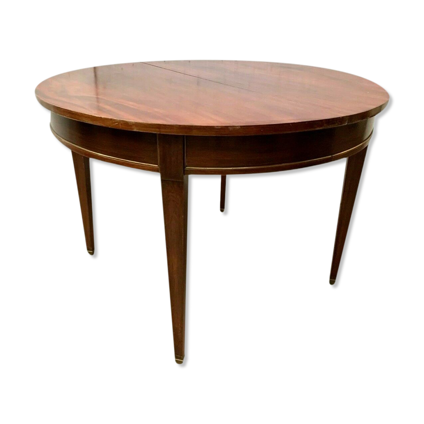 Louis XVI style round table in MAHOGANY XX century