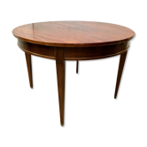 Table ronde de style Louis XVI en acajou XX siècle