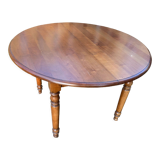 Round table with extension signed rené trotel