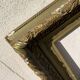 Solid wood frame and plaster molding