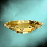 Large Art Deco ashtray in solid brass stamped India P.51 – circa 1950
