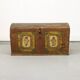Antique Folk Art Painted bridal chest