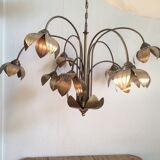 Luster brass flowers