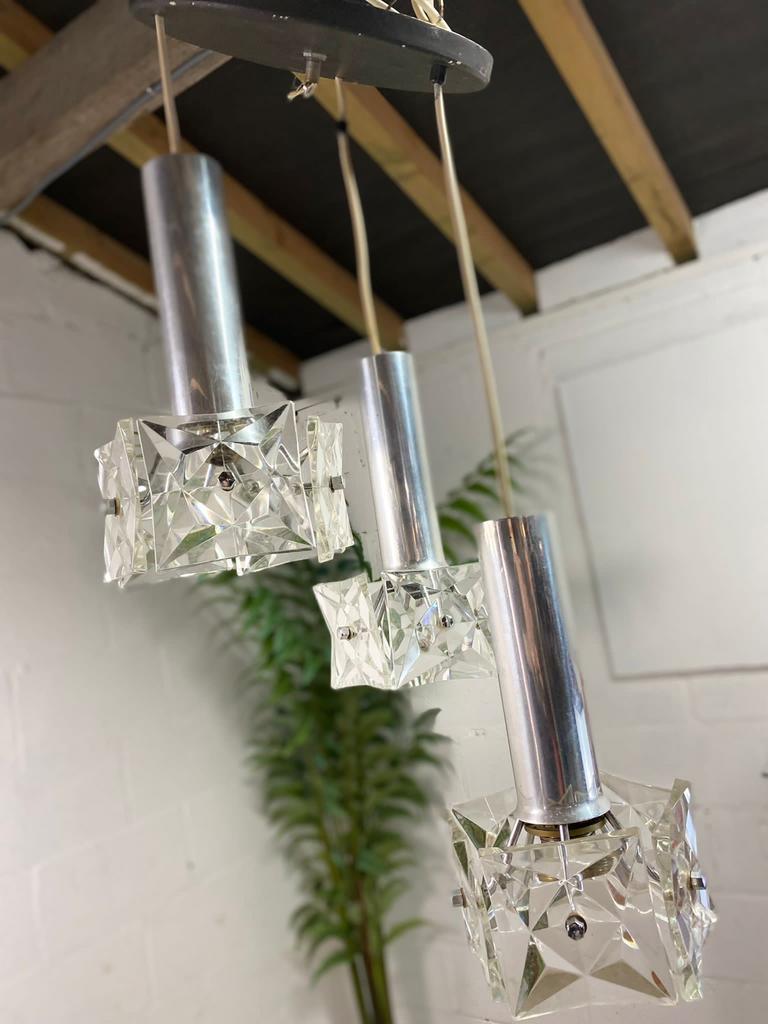 Chandelier, vintage suspension cascading kinkeldey
