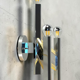 3-light wall lamp – G. Sciolari for Boulanger – Circa 1970