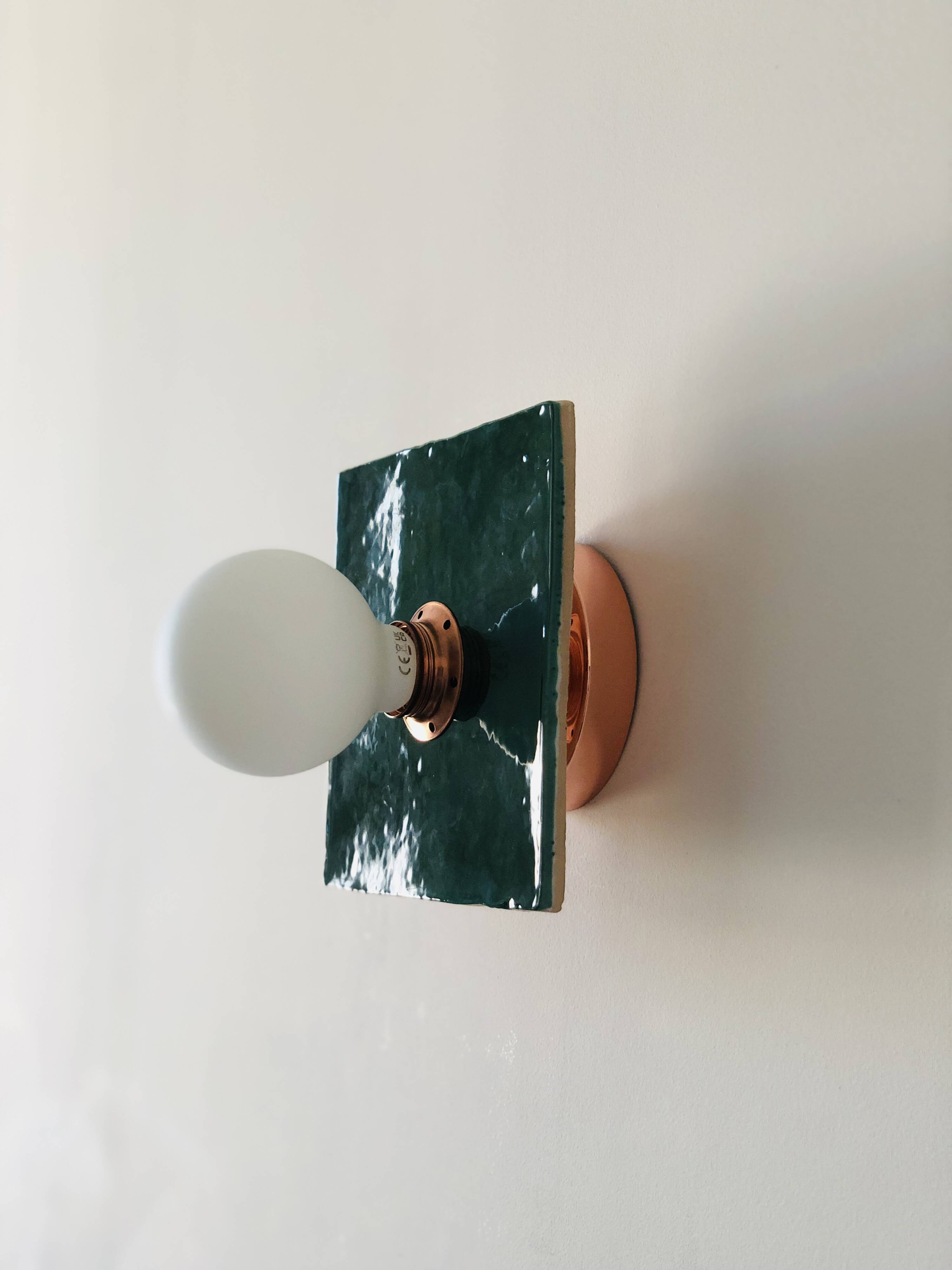Ceramic wall light