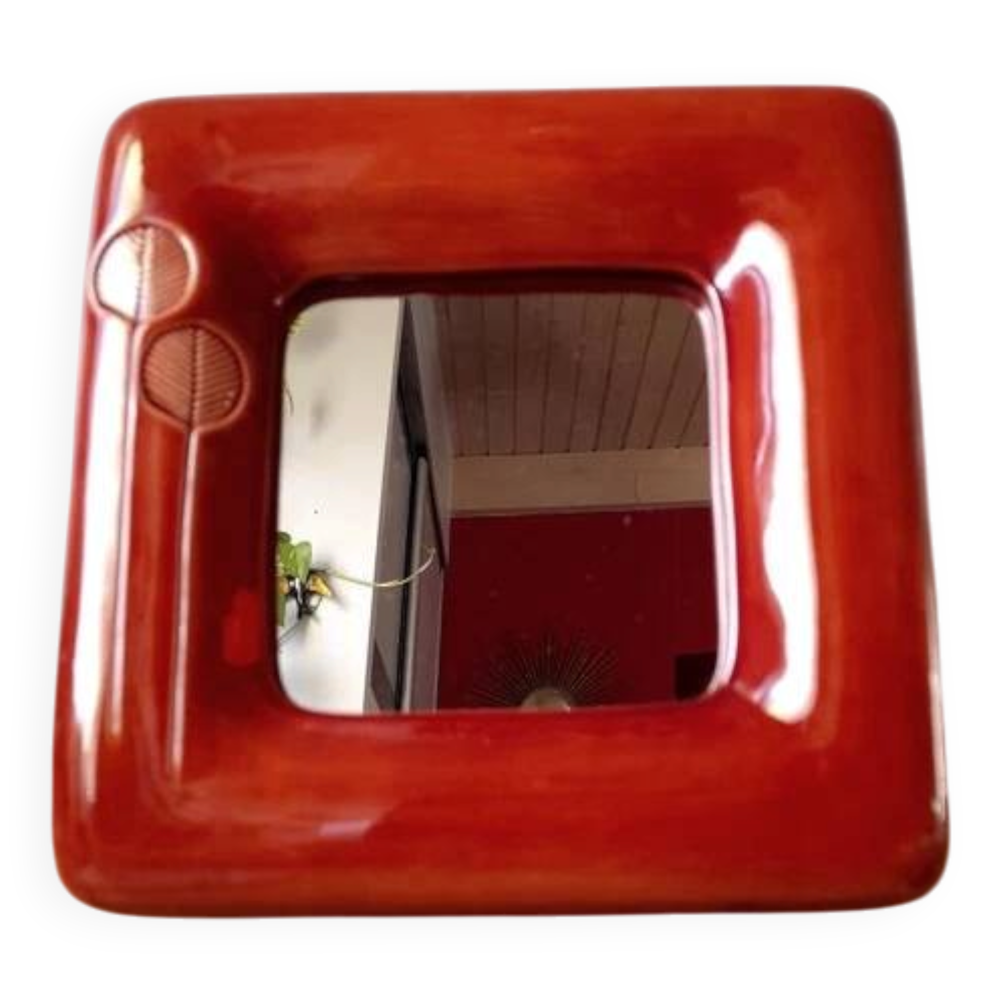 Glazed Ceramic Mirror