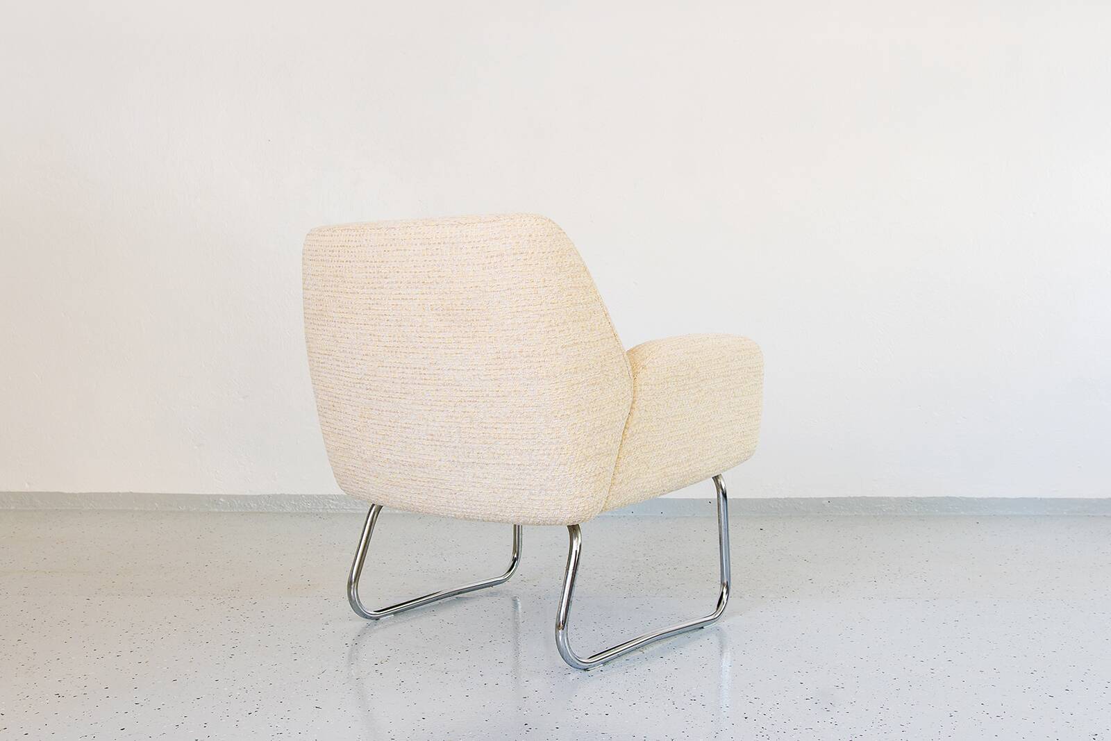Vintage yellow Armchairs, Germany, 1970s, Set Of 2