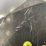 Addor 60s sculptural marble and brass coffee table
