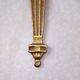 Pair french vintage empire style bronze double wall lights