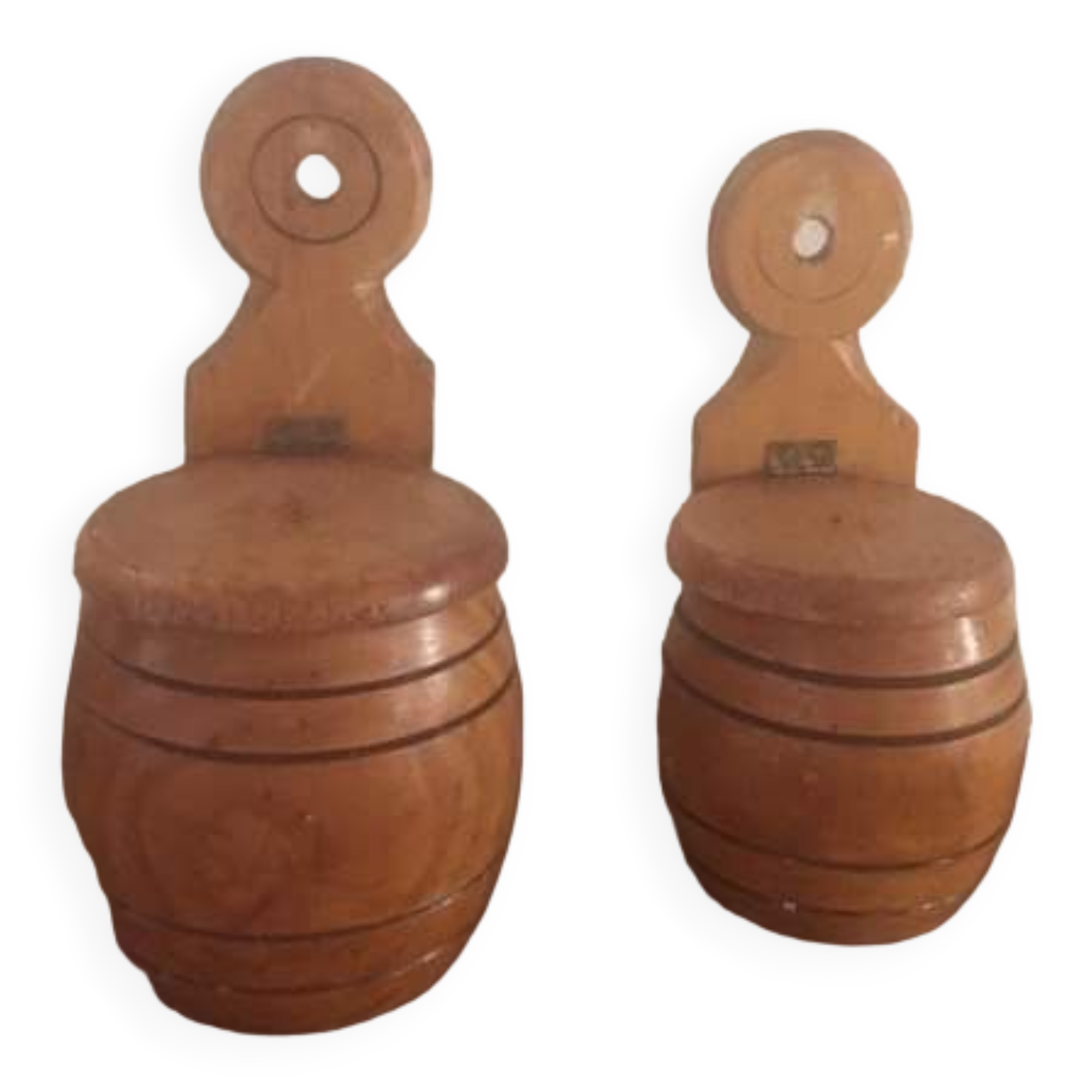 2 vintage wooden boxes.