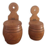 2 vintage wooden boxes.