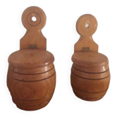 2 vintage wooden boxes.
