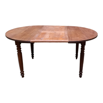 Round table extendable mahogany louis philippe