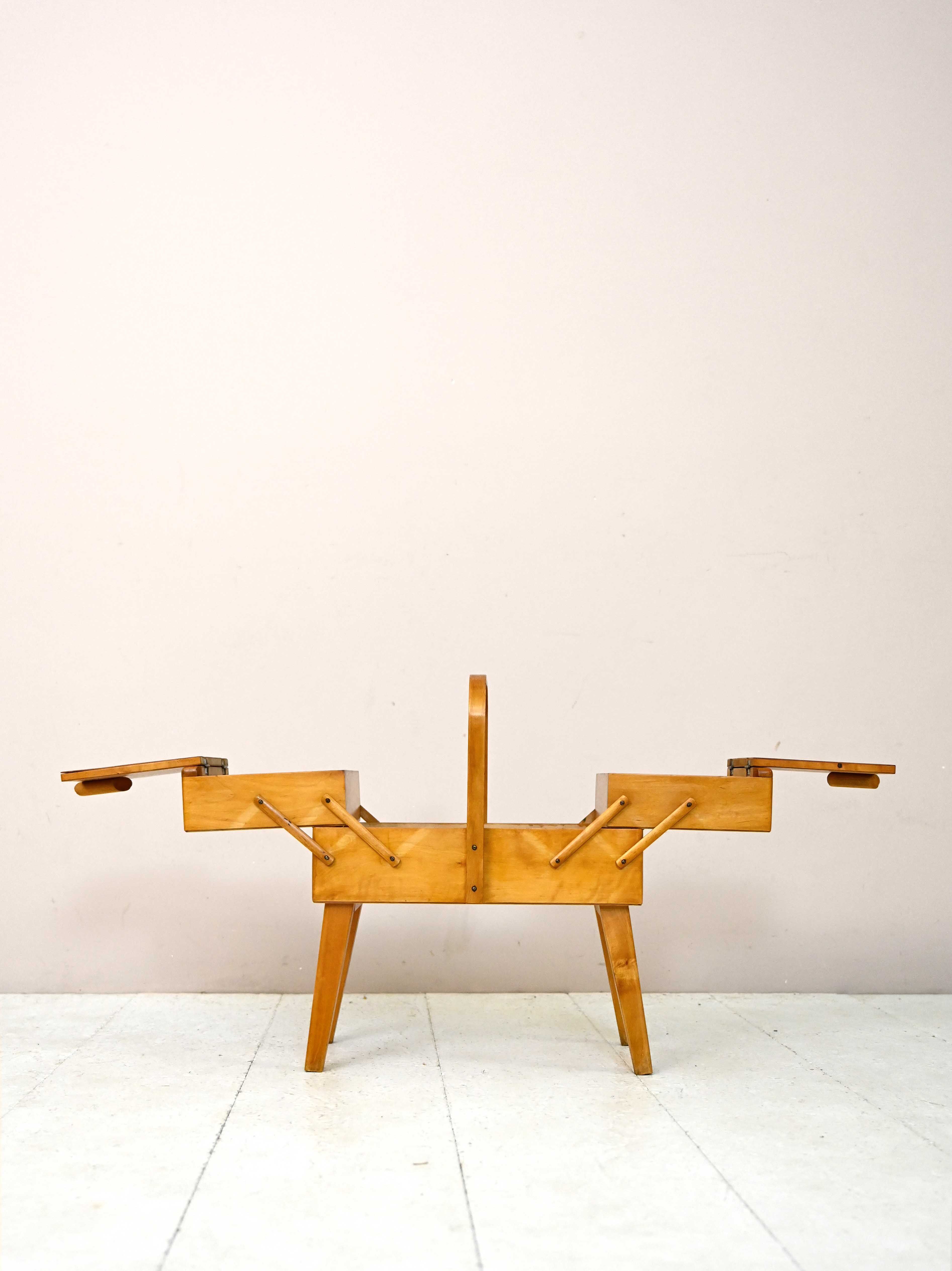 Scandinavian sewing basket