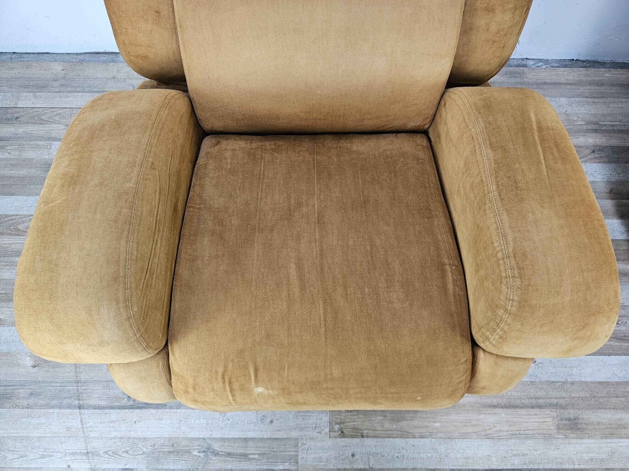 Pair of 1970s fabric armchairs