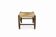 Low straw stool