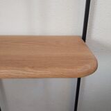 Oak & metal design console