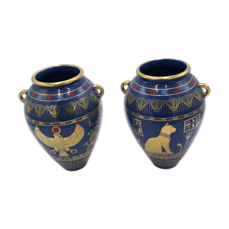 Lot de 2 vases en porcelaine