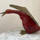 Vintage duck brass and wood
