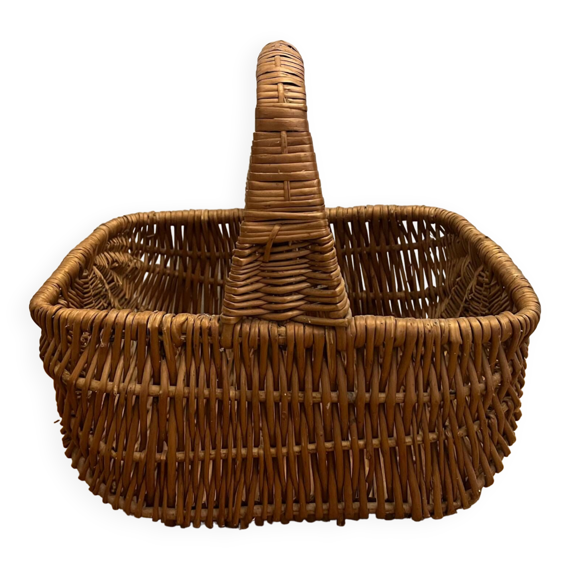 Vintage wicker basket