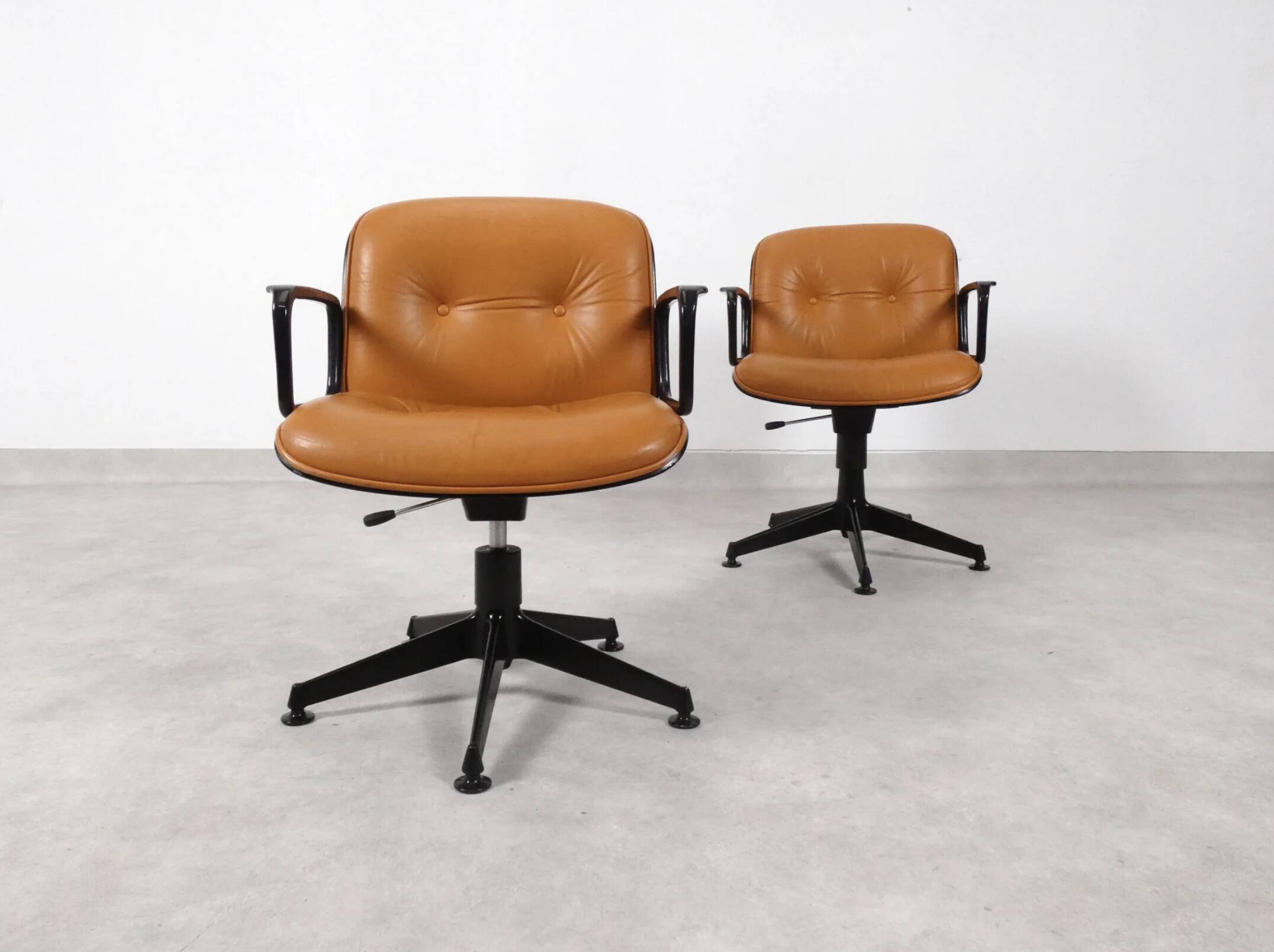 Office chairs by Ennio Fazioli for MIM Roma
