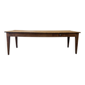Authentic vintage farmhouse table from the 1950s in solid oak.