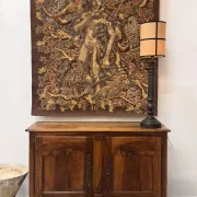Aubusson tapestry "Orpheus Charming the Birds" Élie Grekoff, Pinto Workshop