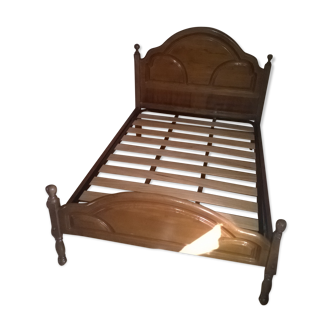 Bed 140 cm, chestnut