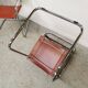 Vintage Bauhaus leather and chrome chair Mart Stam Matteo Grassi