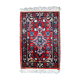 Vintage persian malayer handmade carpet 40cm x 58cm 1970s, 1c751