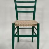 Lot de 4 chaises en bois dans le modèle italien de Chiavari