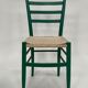 Lot de 4 chaises en bois dans le modèle italien de Chiavari