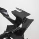 Jean Campa. Abstract sculpture in patinated iron. 1980s.