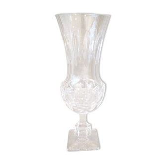 Vase medicis sevres en cristal taille