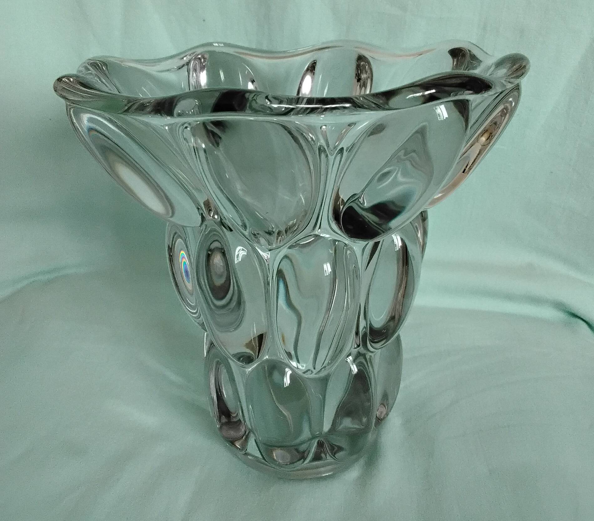 Vase en cristal d'Avesn