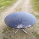 Glass dining table 70s - 130 cm