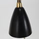 Plafonnier flower petals in Bakelite and aluminum cast, Italian sputnik