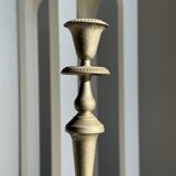 Large antique silver-plated candlestick H29 D10.5