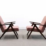 Mid Century Easy Chair Model B - 310 Var in Pink Boucle