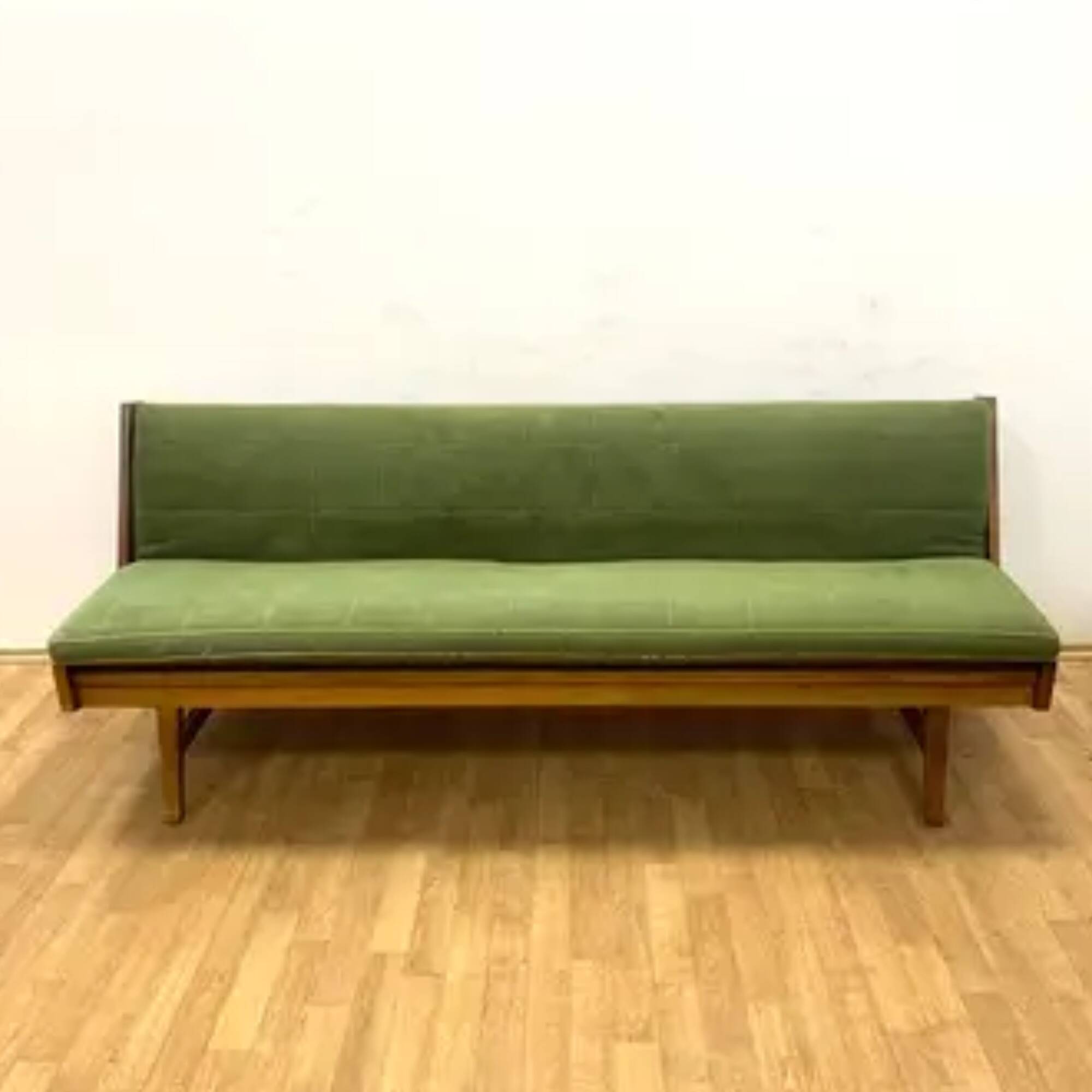 Mid-century retro vintage Czech seating & Hikor folding daybed, 1960s