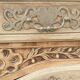 Provencal furniture in finely carved light walnut with wrought ironwork
