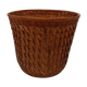 Wicker pot cache basket