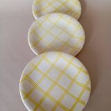 3 Salins dessert plates