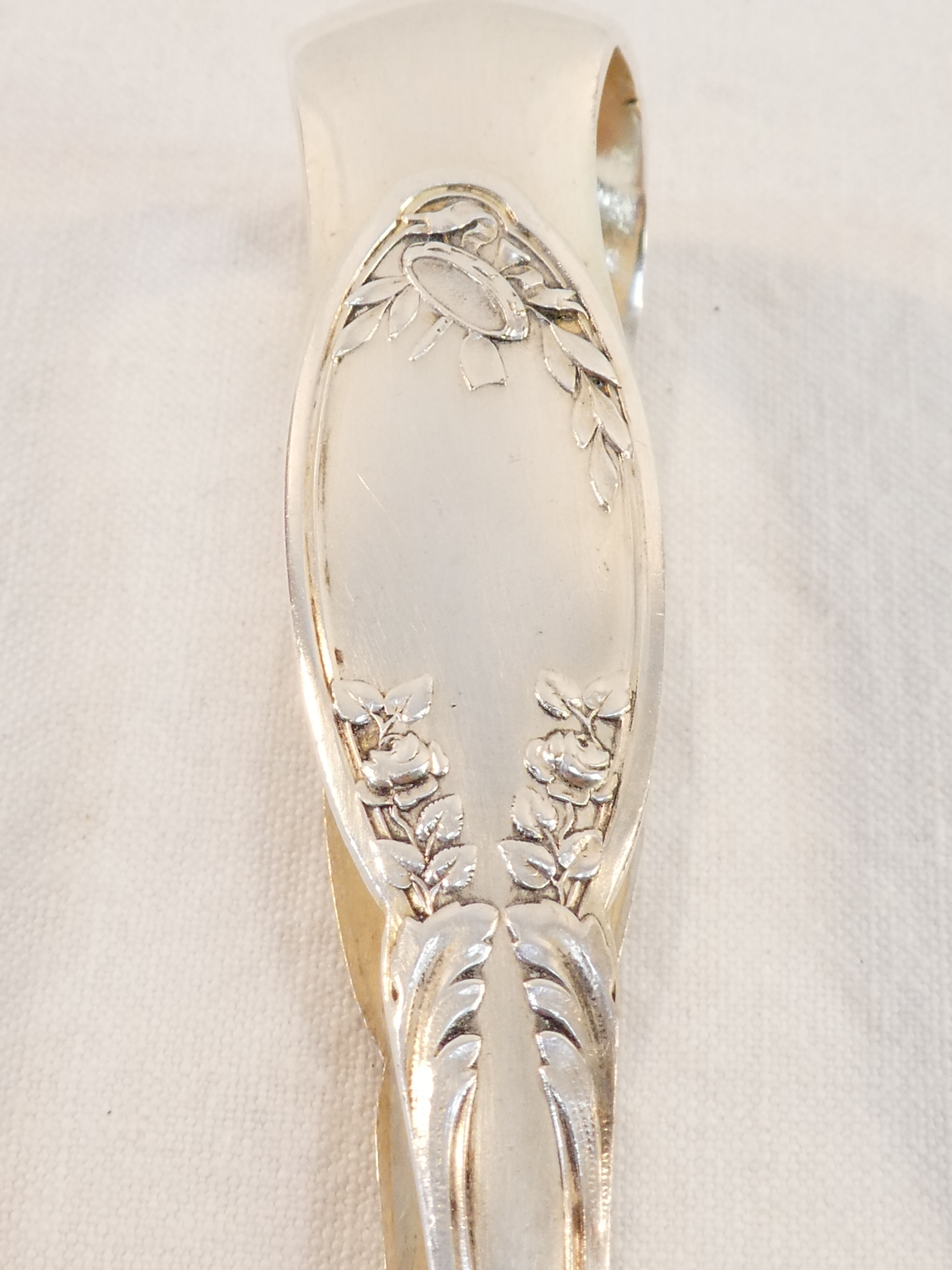 Small Silver Metal Sugar Clamp