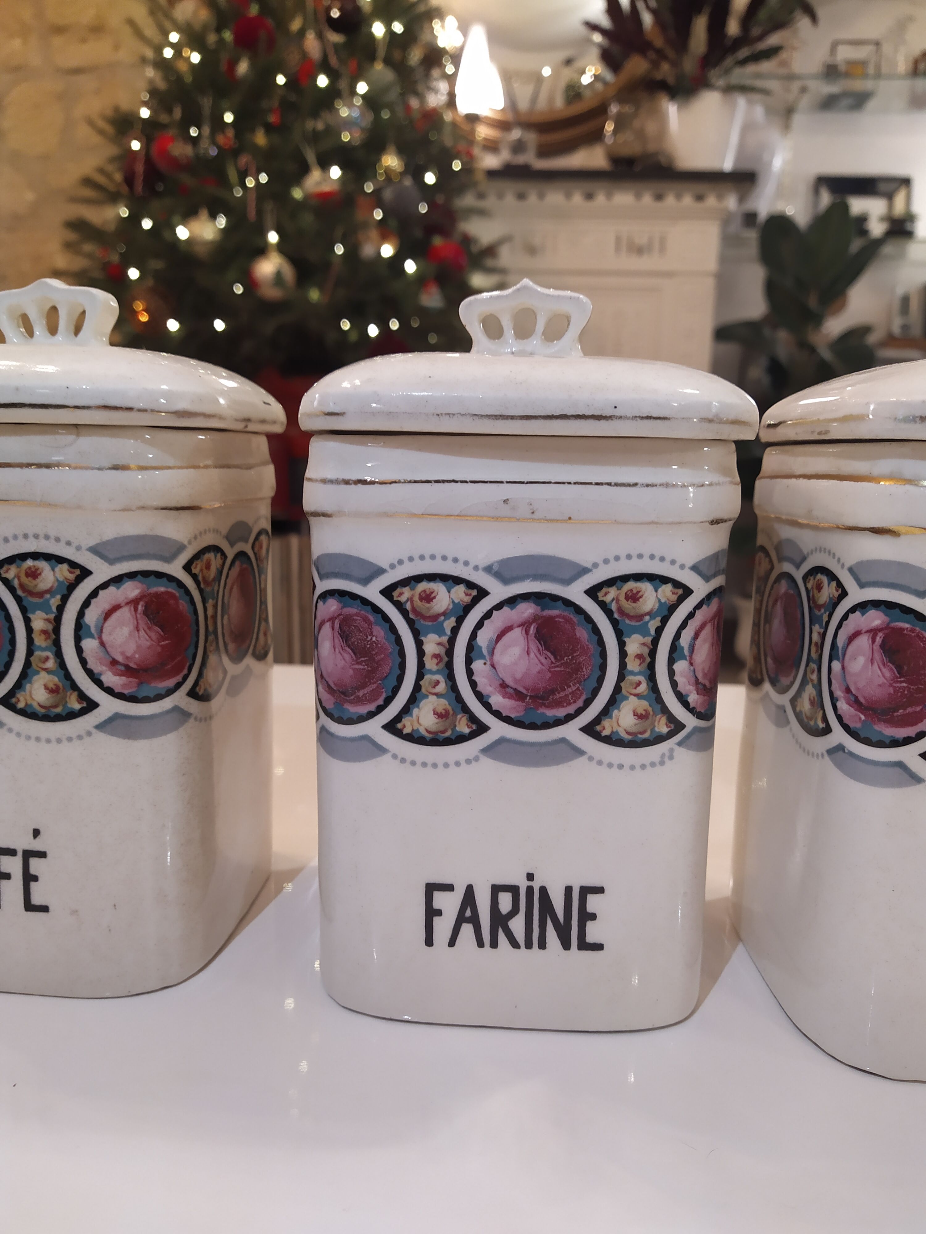 Pots en porcelaine pour cuisine
