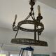 Brass chandelier from the early 20th century.