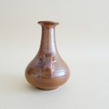 Brown vase by Manfred Buchholz